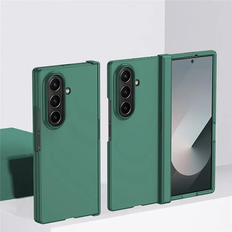 Étui de protection de charnière pour Samsung Galaxy Z Fold7 5G - Coque de téléphone en PC au toucher doux - Vert