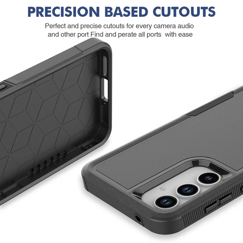Bulk Purchasing For Samsung Galaxy A16 5G / A16 4G Case 2 in 1 PC + TPU Shockproof Phone Cover - Black
