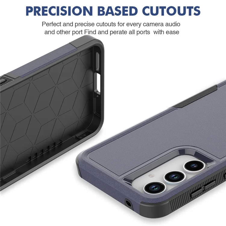 Bulk Purchasing For Samsung Galaxy A54 5G Case 2 in 1 PC + TPU Shockproof Phone Cover - Dark Blue