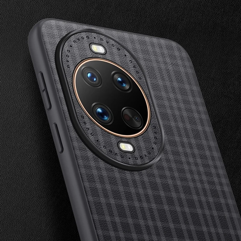 For Huawei nova 14 Ultra 5G Case Plaid Texture PU Leather + TPU Protective Phone Cover - White