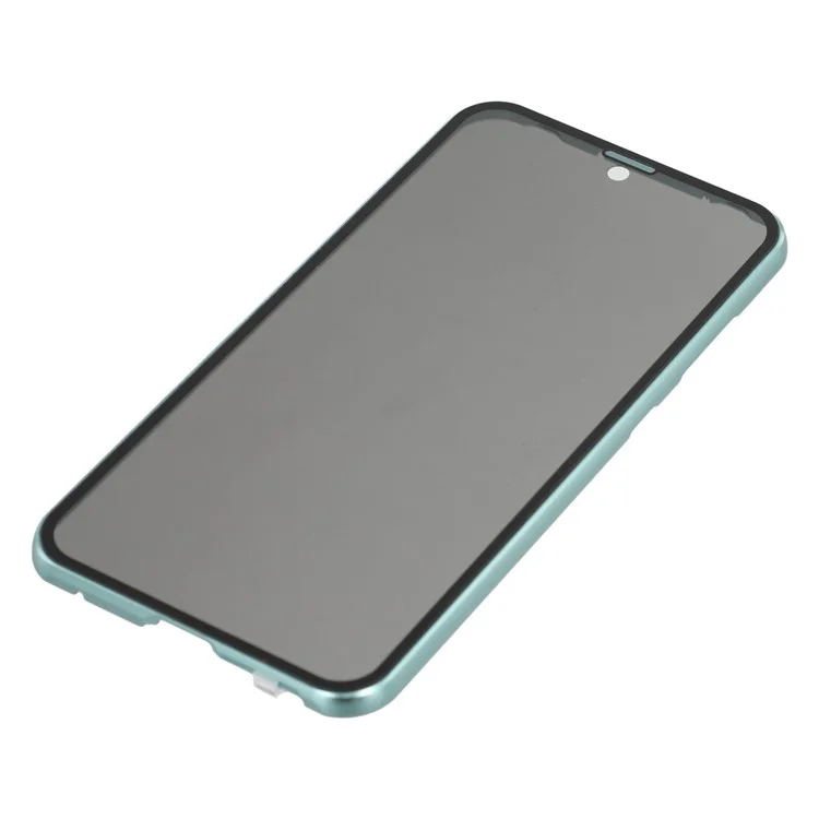 Étui pour Samsung Galaxy S23 FE avec Protecteur d'écran Anti-Espion / Film de Protection d'Objectif en Verre Trempé Coque de Téléphone Métallique - Vert
