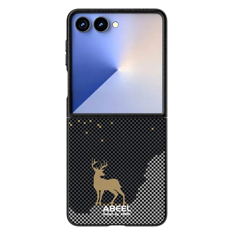 ABEEL Für Samsung Galaxy Z Flip7 5G Hülle, kompatibel mit MagSafe, ultradünne PC-Handyrückseite - Hirsch