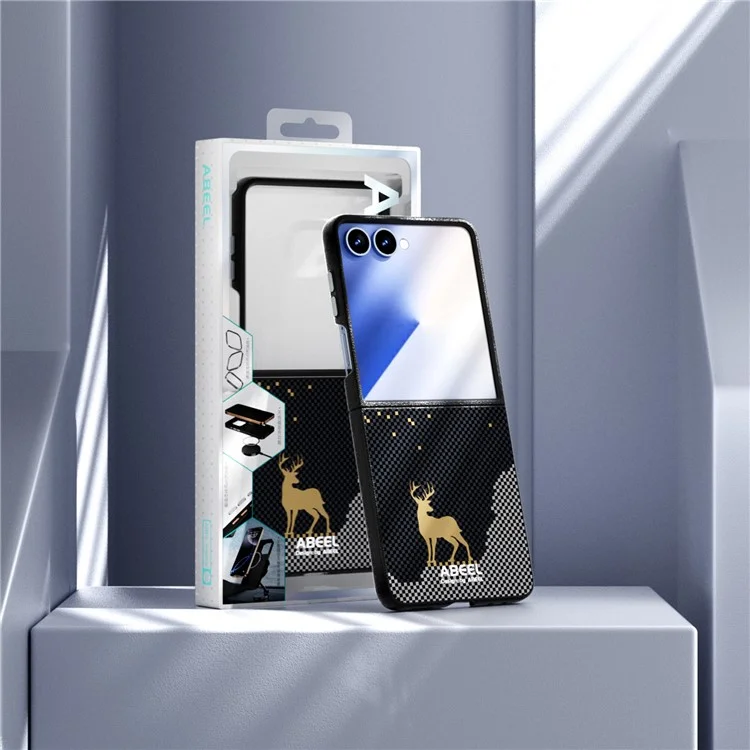 ABEEL For Samsung Galaxy Z Flip7 5G Case Compatible with MagSafe Ultra Slim PC Phone Back Cover - Warrior