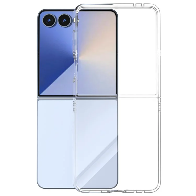Чехол для Samsung Galaxy Z Flip7 5G Fold прозрачный жесткий противоударный ПК-чехол для телефона