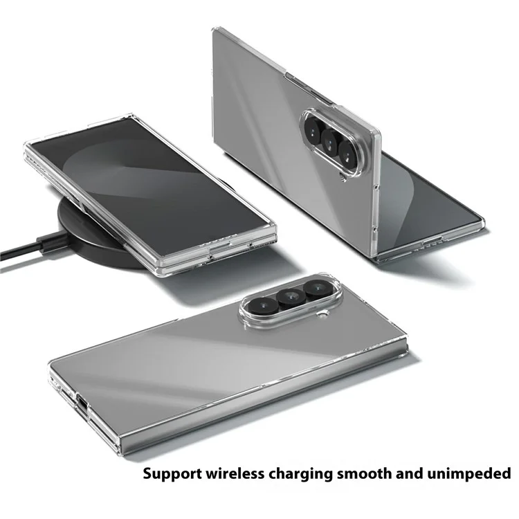 For Samsung Galaxy Z Fold7 5G Fold Clear Case Anti-Drop Hard PC Phone Cover