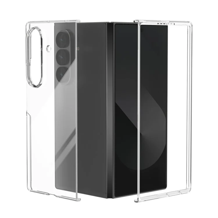 For Samsung Galaxy Z Fold7 5G Fold Clear Case Anti-Drop Hard PC Phone Cover