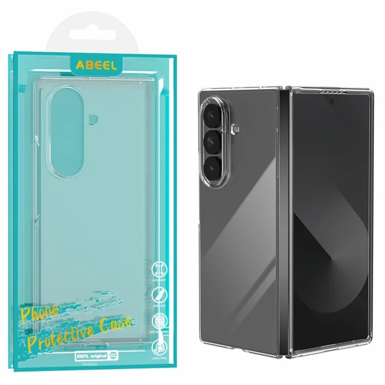 For Samsung Galaxy Z Fold7 5G Fold Clear Case Anti-Drop Hard PC Phone Cover