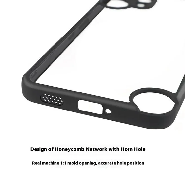 Cover per Nothing CMF Phone 2 Pro Antiurto PC + TPU Trasparente