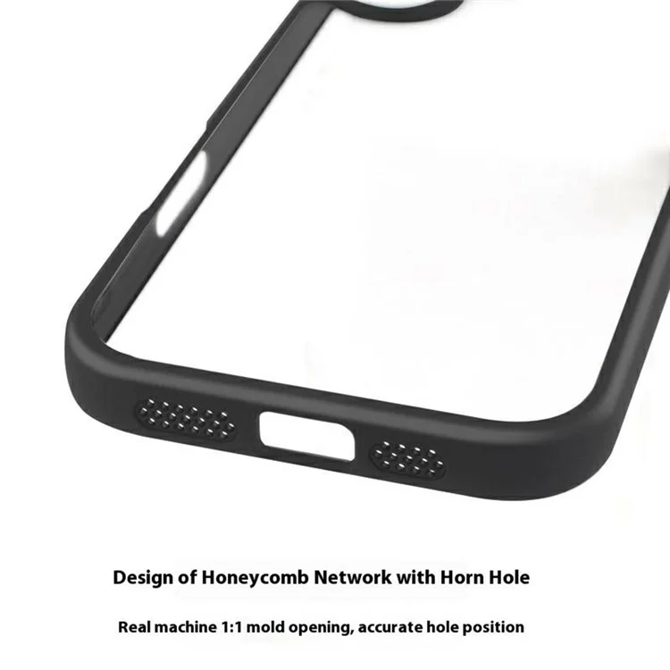 For iPhone 17 Case Shockproof PC + TPU Clear Back Phone Cover