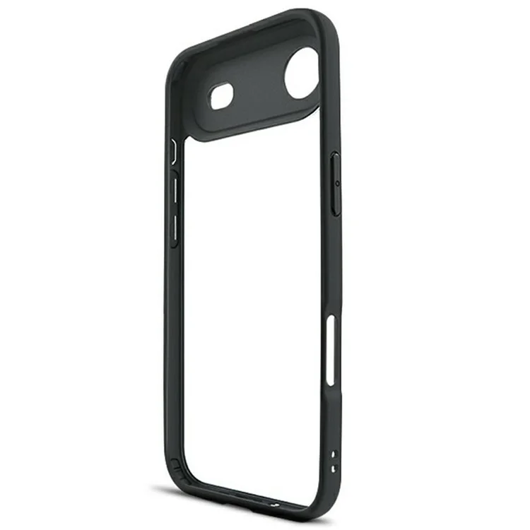 For iPhone 17 Air Case Shockproof PC + TPU Clear Back Phone Cover