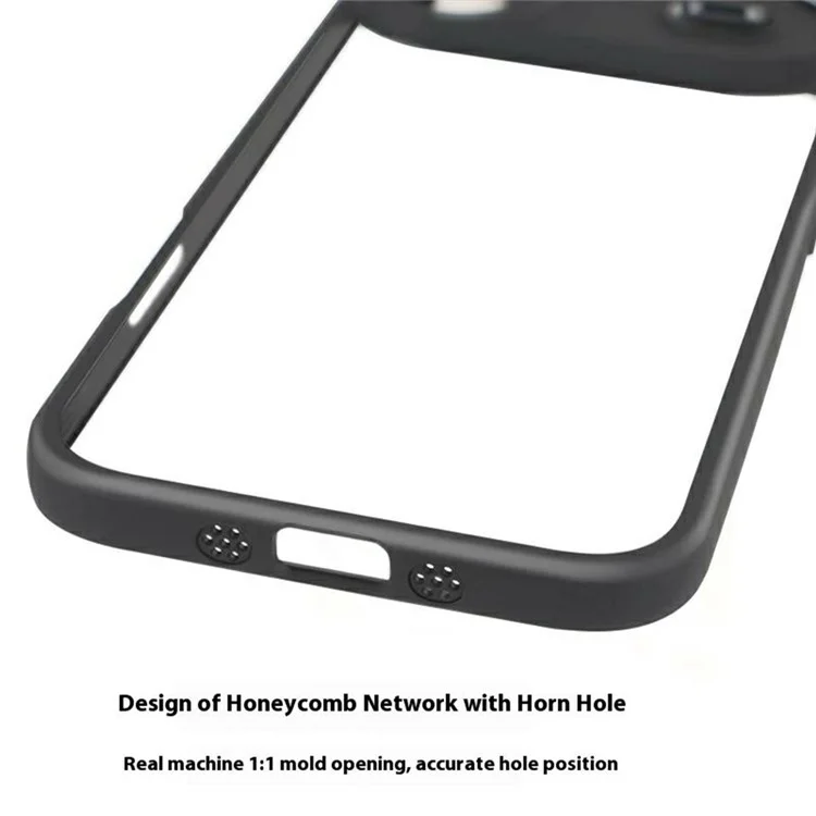 For iPhone 17 Air Case Shockproof PC + TPU Clear Back Phone Cover