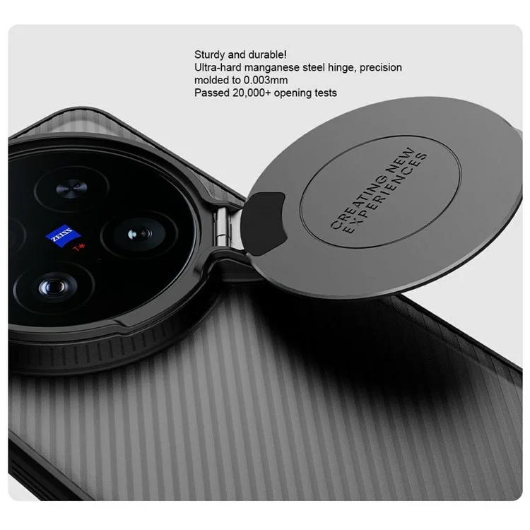 Чехол NILLKIN Camshield Prop Series для vivo X200 Ultra 5G с защитой камеры, прозрачный, из ПК + TPU