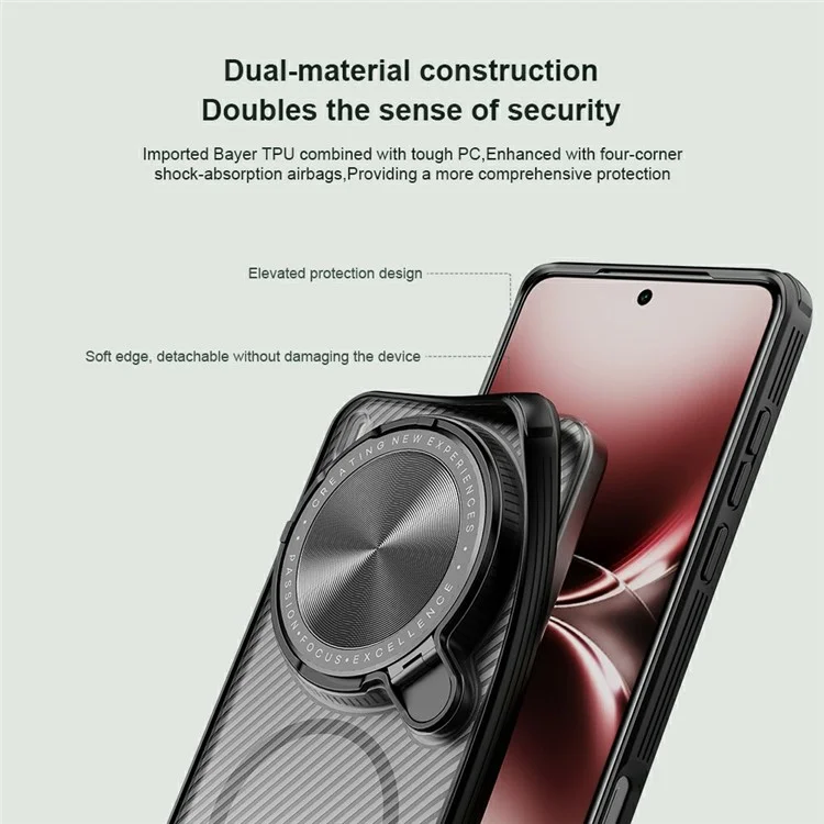 NILLKIN Camshield Prop Series для vivo X200 Ultra 5G чехол, совместимый с MagSafe, TPU + PC чехол для телефона с крышкой для камеры