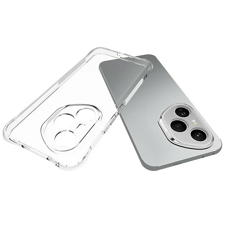 For Honor 400 Pro 5G (Global) TPU Phone Case Non Slip Transparent Mobile Phone Cover