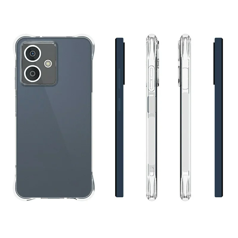 Groothandel voor HMD Crest 5G hoesje anti-slip schokbestendig TPU transparant telefoonhoesje