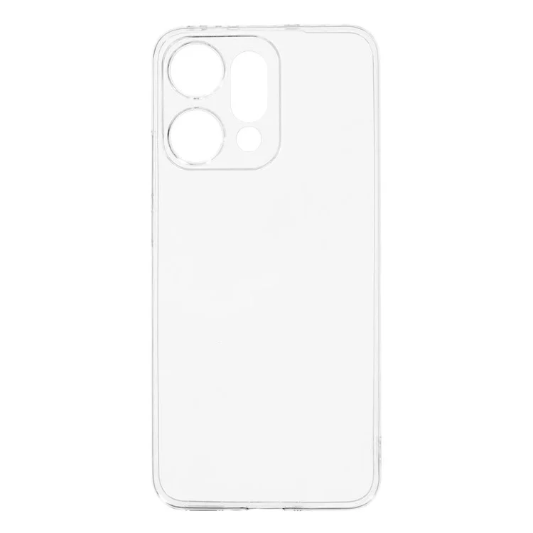 UNITHIN per Cover Oppo Reno14 5G Ultra Sottile 0,7mm Trasparente TPU Antiurto con Ritagli Precisi