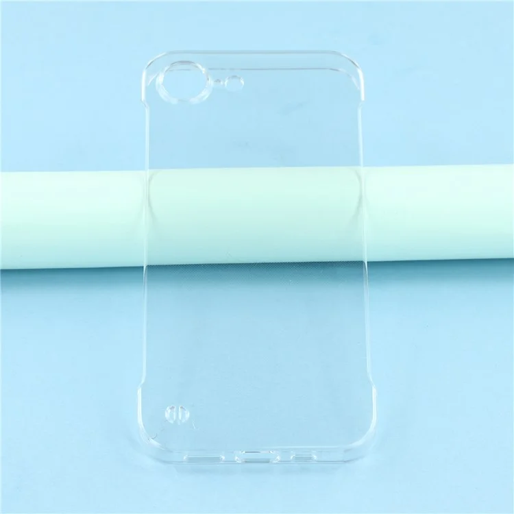 Für iPhone 16e Hülle Transparente PC Randlose Handyhülle