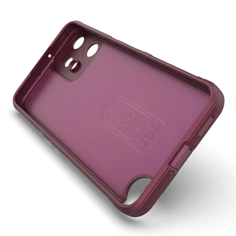 For Nothing CMF Phone 2 Pro Case Anti-Drop Soft TPU Rugged Phone Back Cover - Wine Red