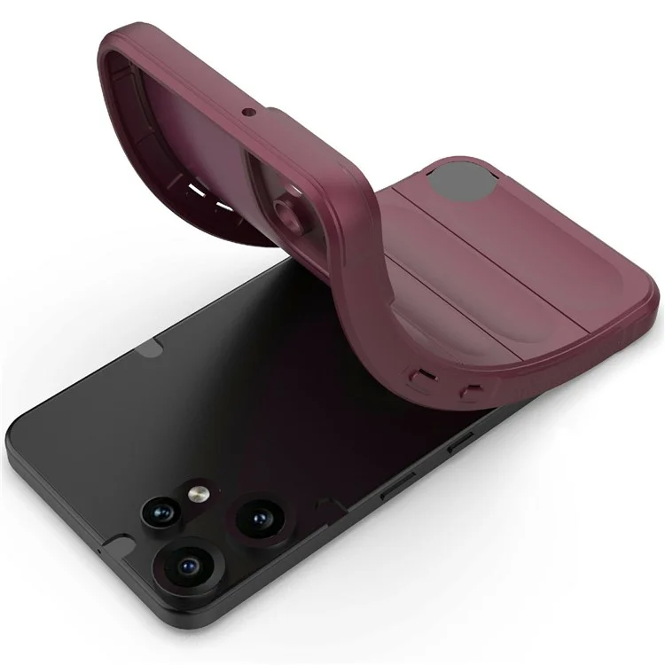 For Nothing CMF Phone 2 Pro Case Anti-Drop Soft TPU Rugged Phone Back Cover - Wine Red