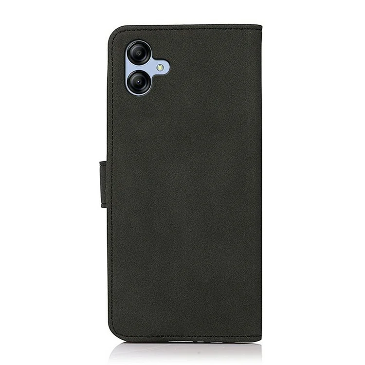 KHAZNEH For Samsung Galaxy A07 Case PU Leather Wallet Stand Phone Cover - Black