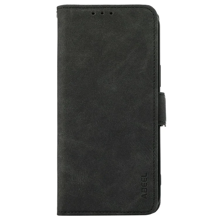 Чехол ABEEL для Samsung Galaxy A17 из искусственной кожи с подставкой, защитой RFID и функцией просмотра - Черный