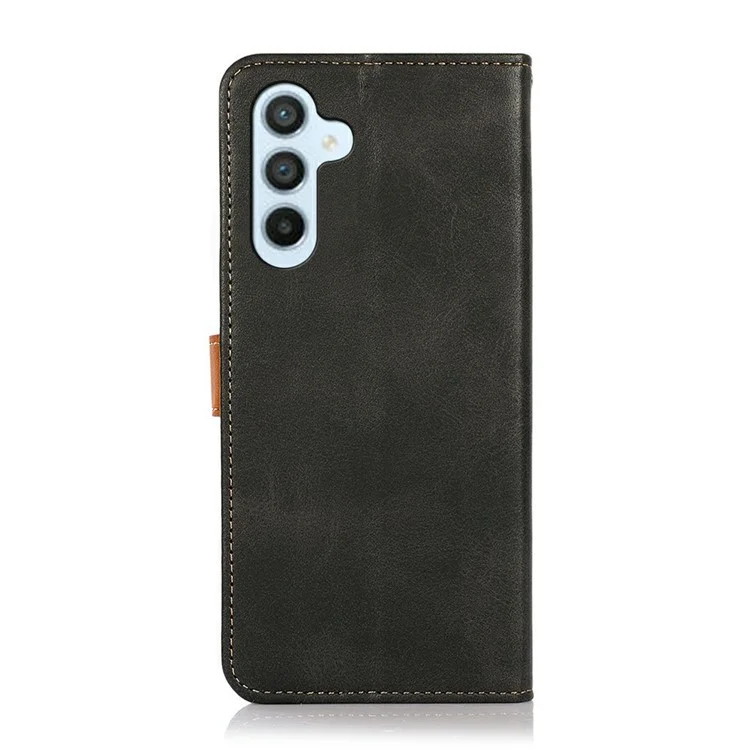 KHAZNEH For Samsung Galaxy A17 Wallet Phone Case Stand Leather Flip Cover - Black