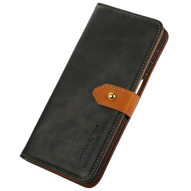 KHAZNEH For Samsung Galaxy A07 Wallet Phone Case Stand Leather Flip Cover - Black