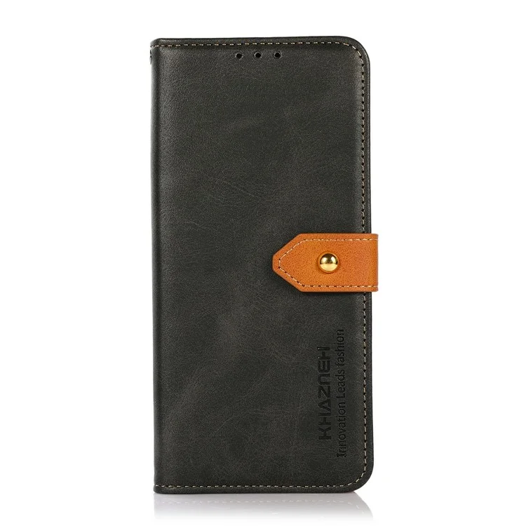 KHAZNEH For Samsung Galaxy A07 Wallet Phone Case Stand Leather Flip Cover - Black
