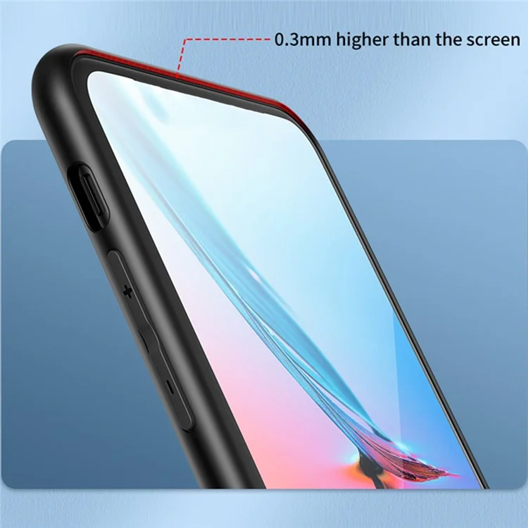Per Motorola Edge 50 Fusion 5G Custodia Motivo Farfalla TPU + Vetro Temperato Custodia Protettiva per Telefono - Farfalla Colorata