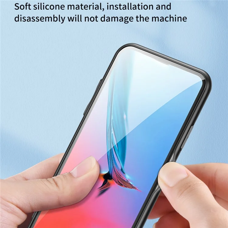 Per Motorola Edge 50 Fusion 5G Custodia Motivo Farfalla TPU + Vetro Temperato Custodia Protettiva per Telefono - Farfalla Colorata
