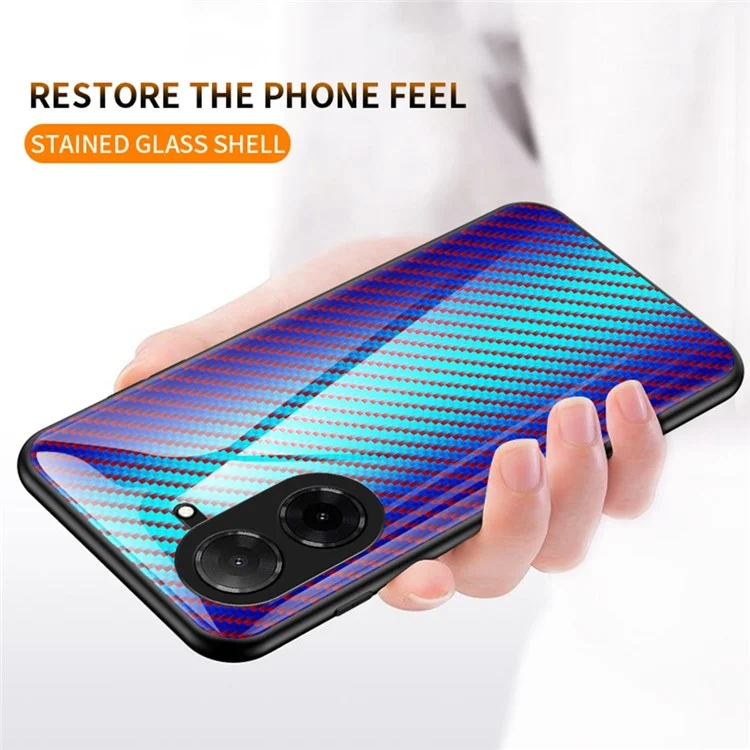 For Xiaomi Poco C71 4G / Redmi A5 4G (171.7mm) Case Tempered Glass Shockproof Phone Cover - Colorful Fiber