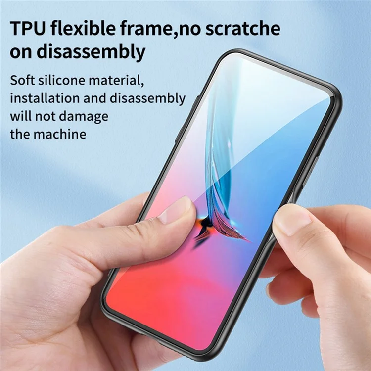 For Xiaomi Poco C71 4G / Redmi A5 4G (171.7mm) Case Butterfly Pattern TPU + Tempered Glass Protective Phone Cover - Colorful Butterfly