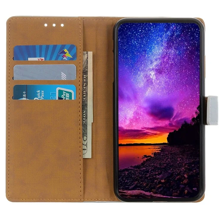 Anti-fall Cell Phone Cover For Samsung Galaxy S23 Ultra, PU Leather Foldable Stand Protective Flip Phone Wallet Case - Black