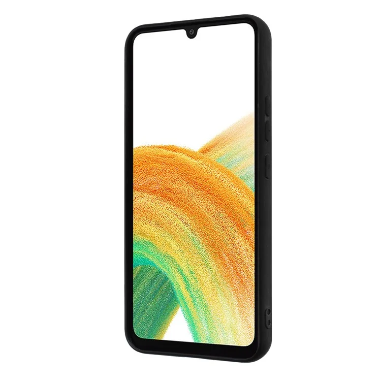 For Samsung Galaxy A17 Case Ring Kickstand Soft TPU Matte Phone Cover - Silver