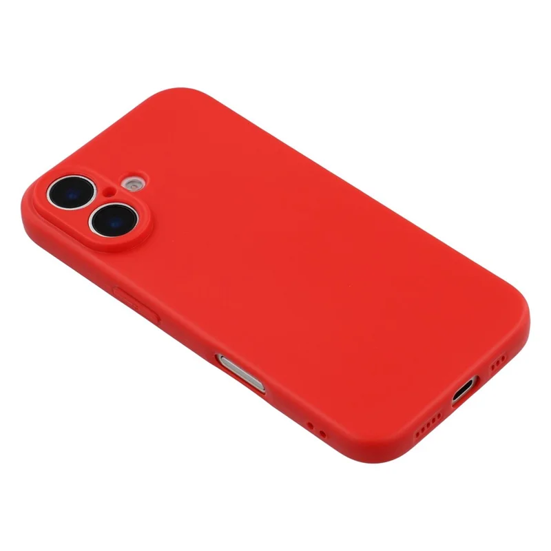 Bulk Purchasing 25Pcs For iPhone 16 Case 1.2mm TPU Matte Phone Cover - Red