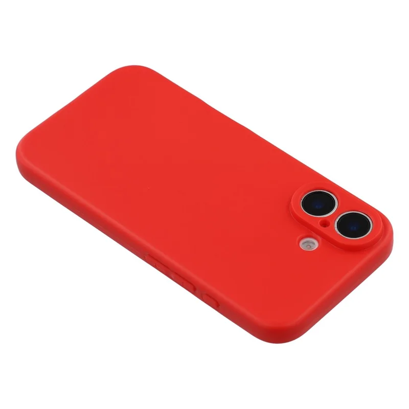 Bulk Purchasing 25Pcs For iPhone 16 Case 1.2mm TPU Matte Phone Cover - Red