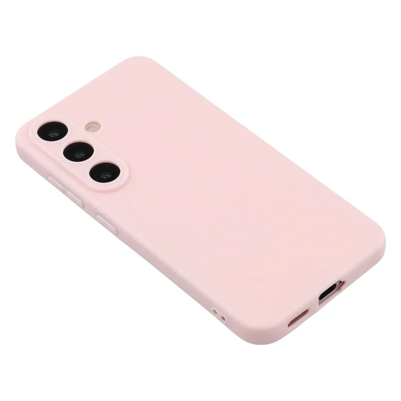 25Pcs For Samsung Galaxy S25 Case 1.2mm TPU Matte Phone Cover - Light Pink