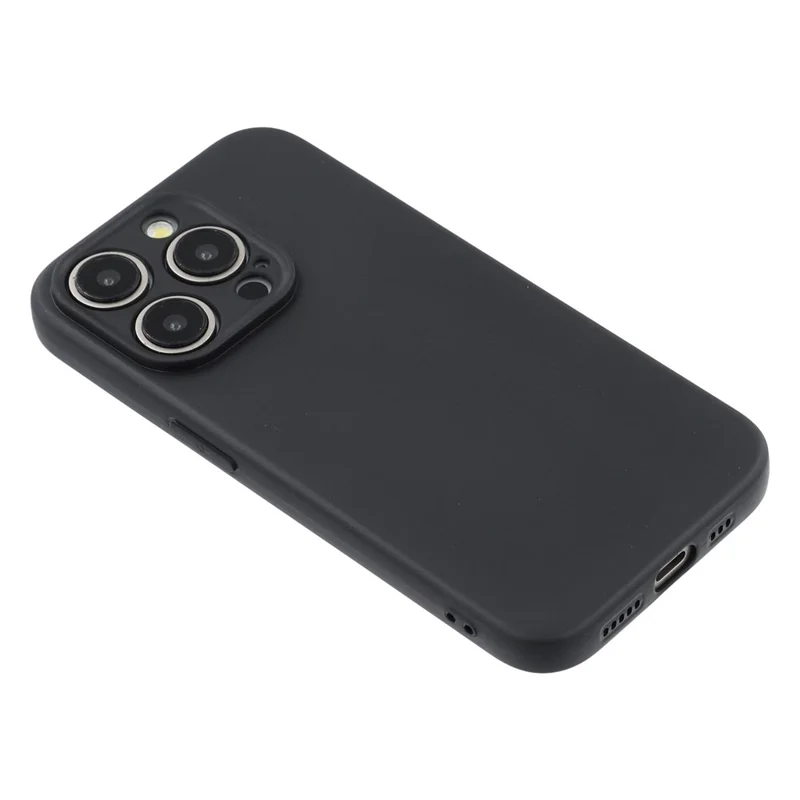 Bulk Purchasing 25Pcs For iPhone 14 Pro Max Case 1.2mm TPU Matte Phone Cover - Black
