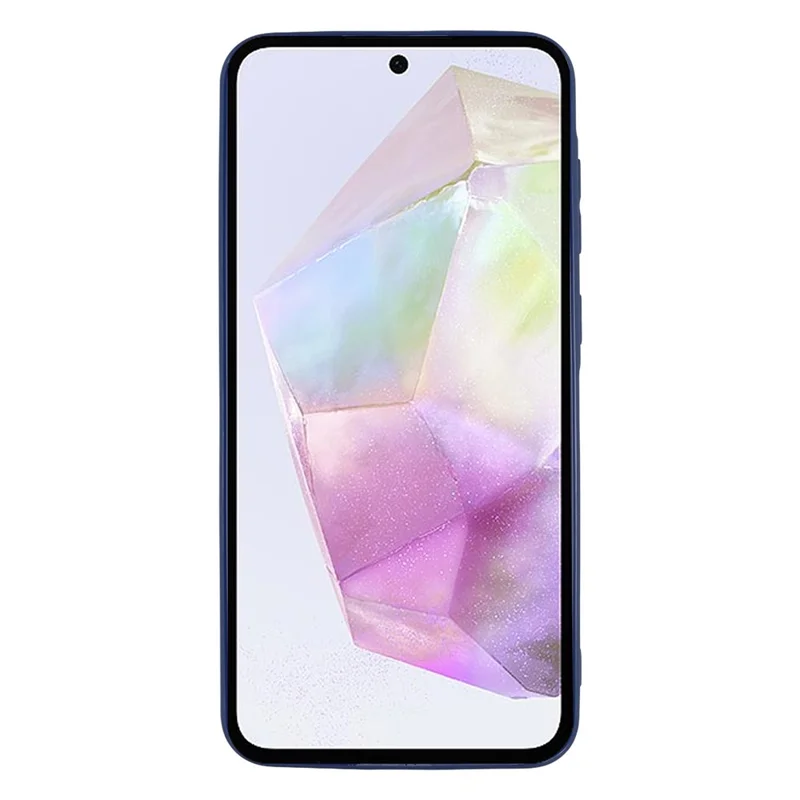 Bulk Purchasing 25Pcs For Samsung Galaxy A35 5G Case 1.2mm TPU Matte Phone Cover - Sapphire