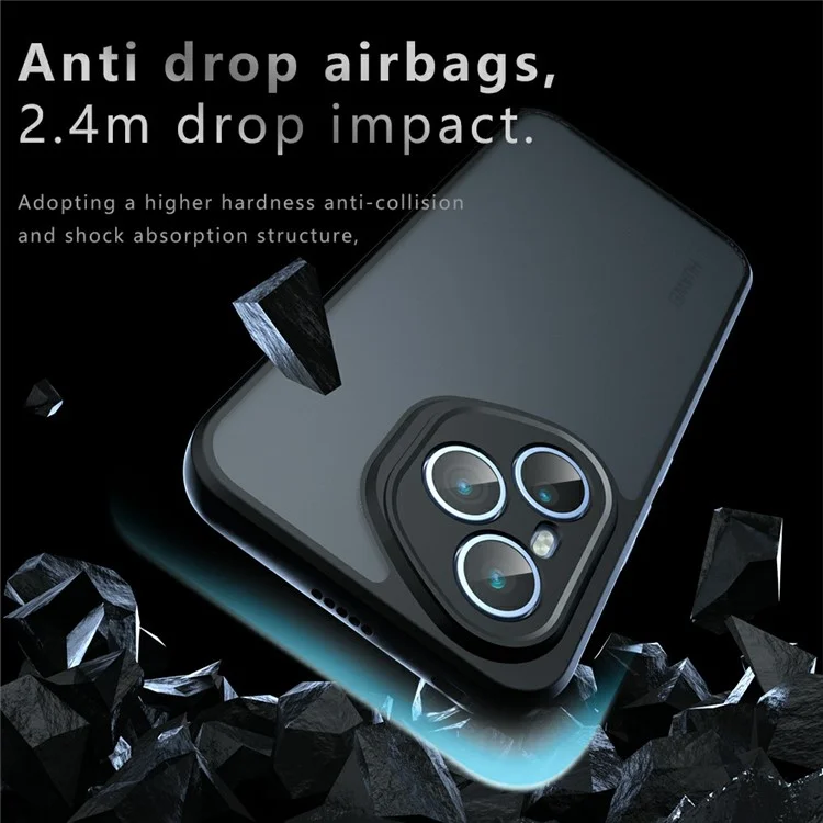 For Honor 400 Pro 5G (Global) Case Drop Proof TPU + PC Matte Back Phone Cover