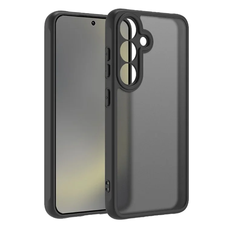 For Samsung Galaxy S25 Case Skin Touch Matte PC + TPU Shockproof Phone Back Cover