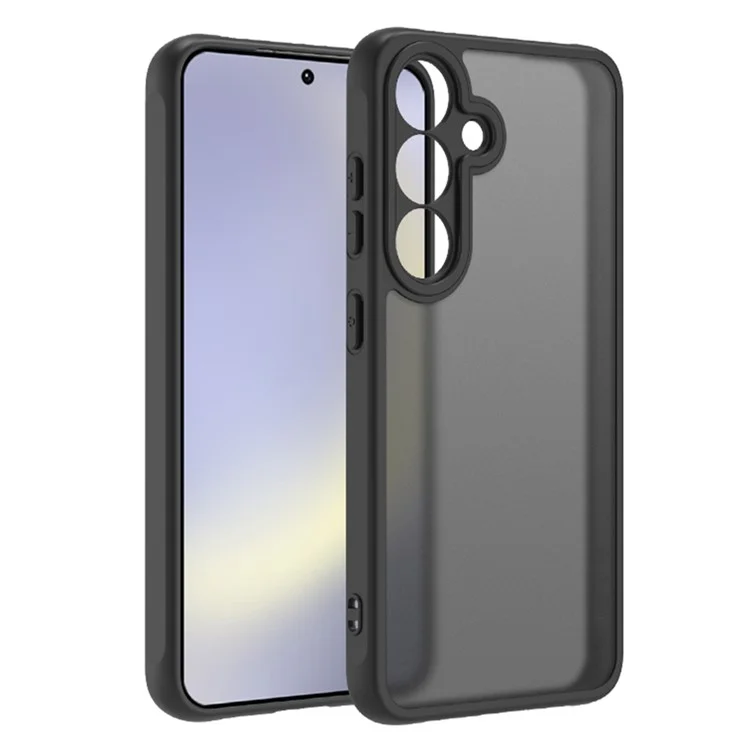 For Samsung Galaxy S25+ Case Skin Touch Matte PC + TPU Shockproof Phone Back Cover