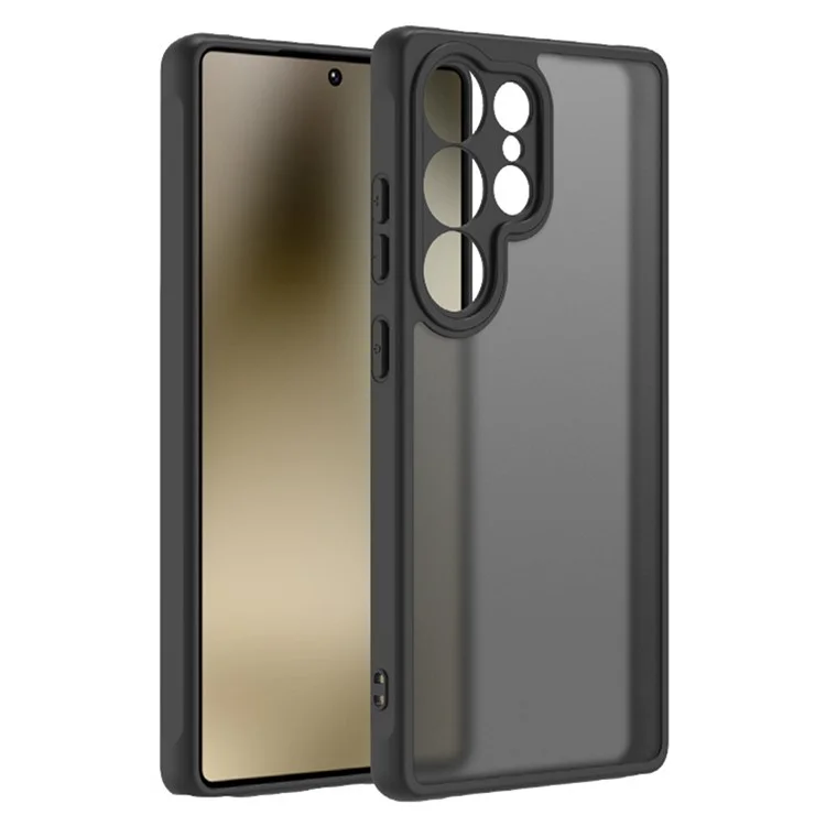 For Samsung Galaxy S25 Ultra Case Skin Touch Matte PC + TPU Shockproof Phone Back Cover