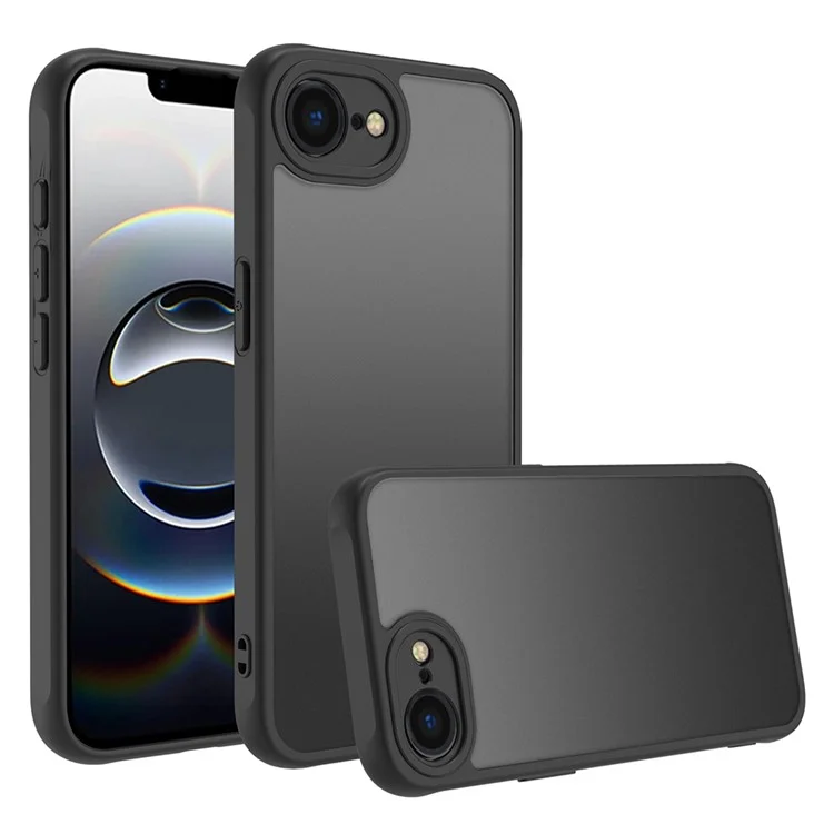 For iPhone 16e Case Skin Touch Matte PC + TPU Shockproof Phone Back Cover