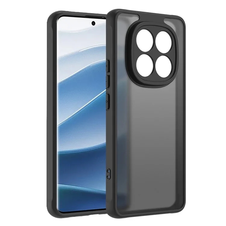 For Xiaomi Redmi Note 14 Pro 4G Case Skin Touch Matte PC + TPU Shockproof Phone Back Cover