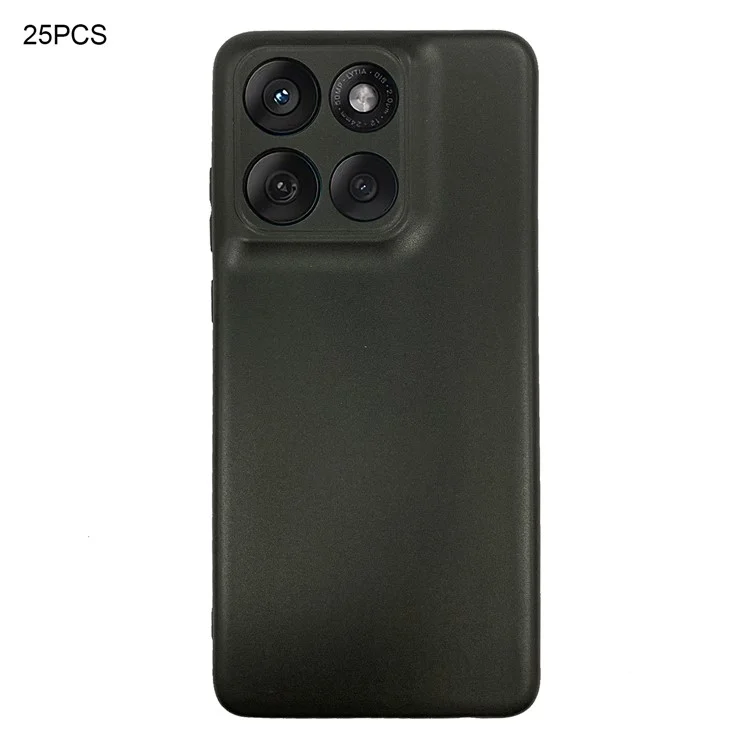 Achat en gros de 25 pièces pour Motorola Edge 60 Pro 5G Étui Housse de téléphone mate TPU 1,2 mm - Noir