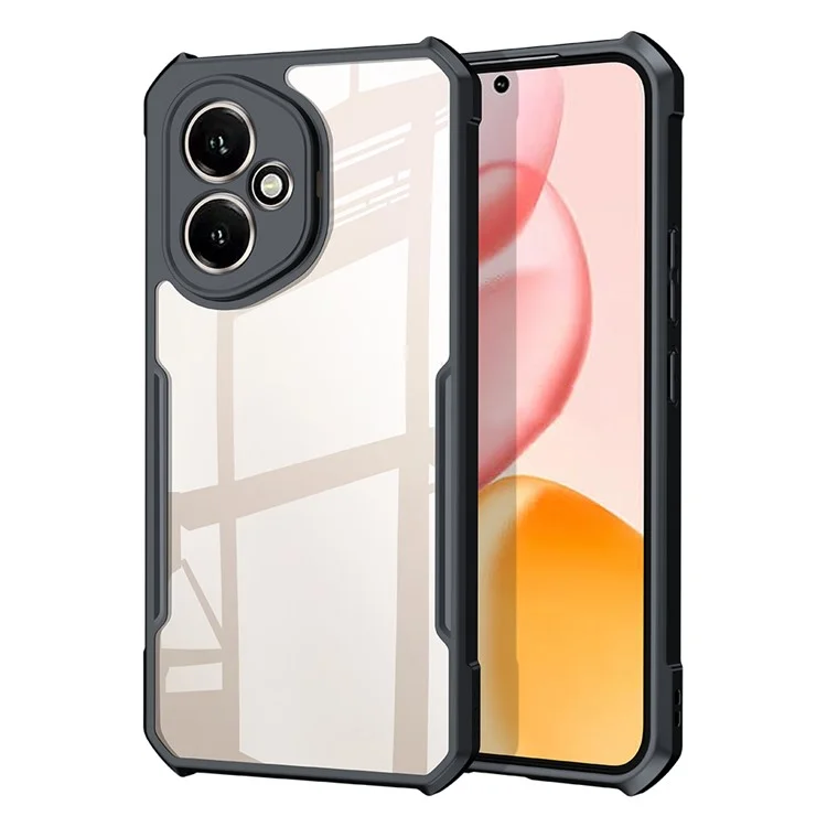XUNDD For Honor 400 5G (Global) Hülle Fallschutzhülle TPU + Acryl Klare Rückseite Handyhülle