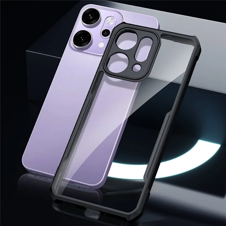 XUNDD Für Oppo Reno14 Pro 5G Hülle Stoßfeste TPU + Acryl Transparente Rückseite Handyhülle