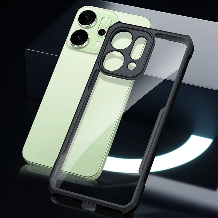 Capa XUNDD para Oppo Reno14 5G Resistente a Quedas TPU + Acrílico Transparente