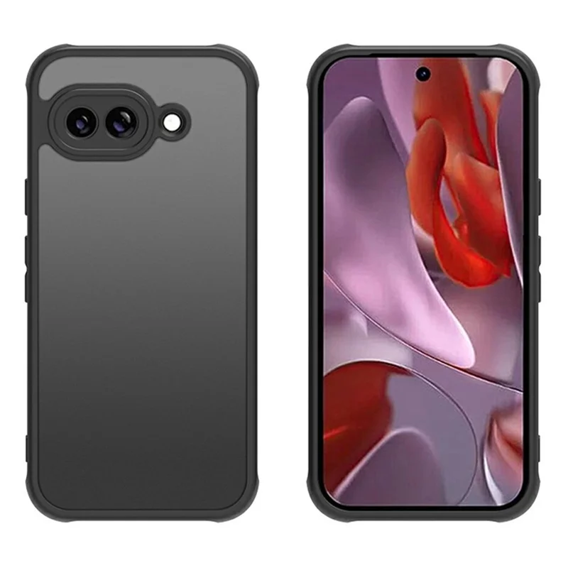 For Google Pixel 9a Case Skin Touch Matte PC + TPU Shockproof Phone Back Cover